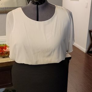 Black and white dress